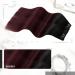 Moresoo Ombre Clip in Human Hair Extensions #1B/99J 18 Inch 7 Pieces/120g - Natural Black to Wine Red Gradient - Buy Online on GoSupps.com
