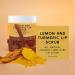 Turmeric Lemon Lip Scrub For Dark Lips Exfoliating Lip Scrub With Aloe Vera Scrub & Nourish Sugar Lip Scrub Natural Scrub & Turmeric Lip Scrub And Balm For Dry Chapped Reduce Fine Lines Lip - Buy Online on GoSupps.com