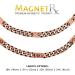MagnetRXÂ® Copper Magnetic Therapy Necklace - Copper Magnetic Necklace for Pain Relief and Healing - 99.9% Pure Copper Curb Chain Necklace with Magnets (22.0 Inches) 22 Inch (Pack of 1) - Buy Online on GoSupps.com