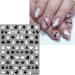 3D Halloween Nail Stickers 6 Sheets 5D Self-Adhesive Embossed Nail Decal White Black Ghosts Ghosts Nail Art Decoration Design Supplies - Buy Online on GoSupps.com