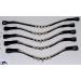 Tysons Breeche's Headband Straps for Bridles - Glitzer & Strass in Black Crystal - Perfect for Minishetty Shetty Pony & Warm Blood - Buy Online on GoSupps.com