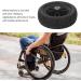6 Inch Replacement Wheelchair Wheels for Walkers Rollator Walker Anti Slip Replacement Casters Rollers Wheels Universal Wheelchair Replacement Wheel Accessories Black - Buy Online on GoSupps.com
