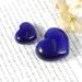 Soulnioi Dark Blue Cat's Eye Crystal Heart Worry Stones - 2Pcs Set for Reiki Therapy and Meditation - Buy Online on GoSupps.com
