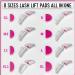 Lash Lift Silicone Pads - Glue-Free Eyelash Lifting Shields & Perm Rods for Ultra Curl - Perfect for Daily Makeup Parties & Dating | Y Brush Ribbon Cover Eye Patch Jelly Lami Roller - Buy Online on GoSupps.com
