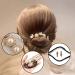 Magical Hair Knot Maker Set - 2 Pearl Flower Hair Buns for Women & Girls | Easy Donut Bun Tools - Buy Online on GoSupps.com