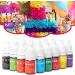 Vibrant Edible Food Dye - Food-Grade 25 Color Concentrated Liquid Food Colouring Set - Gel Icing Colors for Kids Cake Decorating Baking Fondant Frosting 10ml Nicything - Buy Online on GoSupps.com
