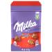 Milka DAIM - Pack of 4 Sachets of Snax Milka Suede - Cornflakes and Suede Coated with Milka Milk Chocolate - Soft Chocolate Alpine Milk - Pack of 4 x 145 g