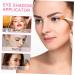 PLAFOPE 100pcs Sponge Eye Emulsion Dual Ended Makeup Brush Plastic Eye Shadow Sponge Stick - Buy Online on GoSupps.com