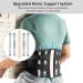 Back Brace for Lower Back Pain Relief - Sciatica Herniated Disc Support | Breathable Lumbar Support for Men & Women - Large Black - Buy Online on GoSupps.com