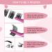 Cluster Lashes 72 Pcs - DIY Eyelash Extensions Ethereal Style Fluffy & Reusable Super Thin Band - Perfect for Self-Application (Ethereal-D-10mm - Buy Online on GoSupps.com
