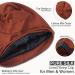 100% Mulberry Silk Lined Sleep Cap in Titian Red - Buy Online on GoSupps.com