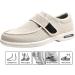 Shop Men's Diabetic Foot Shoes - Pain Relief for Swollen Feet | Breathable Adjustable Lightweight Orthopedic Walking Shoes - Ideal for Plantar Fasciitis (Beige - Buy Online on GoSupps.com