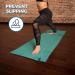 Youphoria Yoga Towel: Microfiber Non-Slip Mat Towel in Mint with Gray Stitching - Buy Online on GoSupps.com