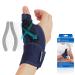 Comforband Adjustable Thumb Brace with Strap  CMC MCP Joint Thumb Spica Splint for Pain Relief, Arthritis, Tendonitis, De Quervains Tendosynovitis, Thumb Sprains, Skiers Thumb, Trigger Thumb Immobilizer, Thumb injury support  fits Left or Right Thumb, Wom