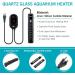 300W AQQA Aquarium Heater with LED Display and External Controller - Submersible Quartz Glass Heater for 80-95 Gallon Freshwater and Saltwater Tanks - Buy Online on GoSupps.com