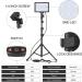 EMART LED Video Light with Adjustable Tripod Stand - 11 Brightness/4 Color Filters, Dimmable Photography Lighting for Studio Shooting - USB Portable Fill Light (54inch) - Buy Online on GoSupps.com