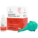 Lucid Wellness: Ear Wax Removal Kit With 6.5% Urea Hydrogen Peroxide Drops (0.5oz) - Ear Wax Drops for Adults, Ear Cleaner Foaming Formula and Bulb Syringe Ear Wax Removal Tool - Ear Cleaning Supplies