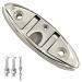 ISURE MARINE Boat Folding Cleat 6" Flip-up Heavy Dock Cleat Marine Grade 316 Stainless Steel 6inch