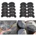 20pcs Rubber Heel Plates Shoe Repair Pads with Nails - Black - Buy Online on GoSupps.com