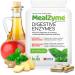 MealZyme - Digestive Enzyme Supplements - 6 Vegan Plant Based Complex with Bromelain Betain HCL Amylase Protease Lipase Papain and Peppermint for Indigestion and Bloating Relief - 90 Capsules 90 Count (Pack of 1)