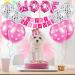 Dog Birthday Party Supplies Set - Pink Tutu Skirt, Crown Hat, Bandanas, Banner, Balloons, Toy & Pearl Necklace - Buy Online on GoSupps.com