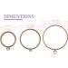 Piutouyar 3 Piece Round Embroidery Hoop Set - Imitated Wood Display Frames for Art, Craft, Sewing - Circle Cross Stitch Hoop Rings - Hanging Ornaments Decor - 4, 6.7, 8.4 Inches - Buy Online on GoSupps.com