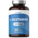 L-Glutamine Tablets 3000mg | 120 Vegan Tablets | High Strength Pure Amino Acid for Muscle Recovery Support | by Horbaach