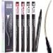 LULAA P-Beauty Waterproof Long Lasting Eyebrow Pencil 4 Colors 4 Tips - Buy Online on GoSupps.com