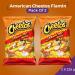 American Cheetos Flamin Hot Crunchy 8oz - 226g - (Pack of 2) - Original American - Party Snack - Extreme Hot Challenge - BIG PACK - BY BLISSIFY - Buy Online on GoSupps.com