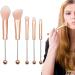 Premium Beaded Rose Gold Makeup Brush Set for Women - DIY Faux Fiber Brushes for Eyeshadow Concealer Eyebrow & Contour - Perfect Makeup Supplies - Buy Online on GoSupps.com
