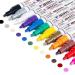 Oil Based Paint Pen  Permanent Paint Marker: Quick-Dry  Waterproof Paint Set of 12 for Rock Painting  Glass  Fabric  Ceramic  Wood  Metal  Mug  Plastic  Stone  Christmas Stencil Art Craft Supplies kit 12 Colors