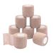 Qigui 8 roles self -adhering cohesive bandage adhesive bandage Association Fixing association Elastic bandage pavement association for fingers hand toes and feet 5cm x 4.5m (skin color)