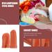 SEWACC 20 Pcs Leather Finger Cots - Thumb Protection for Needle Felting & Embroidery (Random Colors) - Durable Thimbles for Crafting - Buy Online on GoSupps.com