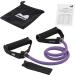 REEHUT Resistance Bands - 7-Purple (45-50 lbs.) with Handles, Door Anchor, and Manual for Strength Training, Physical Therapy, Fitness, Pilates, and Home Workouts - Buy Online on GoSupps.com