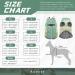 Kuoser Windproof Dog Coat - Reflective & Warm Jacket for Small to Large Dogs | Winter Outdoor Zipper Design in XXXL Green - Buy Online on GoSupps.com