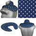 Comfortable Neck Pillow with Stand-Up Collar - Stars Blue | Spelt Grain Heat Pad for Neck & Shoulder Relief - Buy Online on GoSupps.com