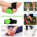3 Pairs Arch Support Pads for Flatfoot & Plantar Fasciitis Relief - Cushioned Compression Sleeves for Heel Spurs & Fallen Arches (Blue - Buy Online on GoSupps.com