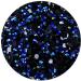 3000 Pieces SS12 3mm Flatback Rhinestones Clear Glasses Round Gems AB Crystals for Nail Art DIY Crafts Clothes Glitter Stones (Sapphire) SS12/3mm BT/Sapphire AB