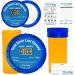 TimerCap Smart Pill Bottle Cap - Built-in Stopwatch Medication Reminder Case (4-Pack) - Buy Online on GoSupps.com