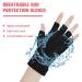 WLLHYF Anti UV Gel Nail Lamp Gloves - Professional Fingerless Protection for Nail Art DIY - Moisturizing Skin Care - 1 Pair - Buy Online on GoSupps.com