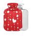 Valentine's Day Heart BAP Free Hot Water Bottle with Cover 2L Large Hot Water Bag for Pain Relief Bed Hand & Feet