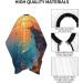 Buy Sunset Sea Printed Polyester Hair Cutting Cape - Professional Adult Haircut Accessories | Smooth No Sticky Hair | 55x66in for International Shipping - Buy Online on GoSupps.com