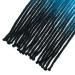 Handmade 24-Inch Thin Synthetic Dreadlock Extensions - Soft Crochet Hair in Blue | 20 Strands for Hip-Hop Style - Buy Online on GoSupps.com