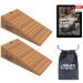 Squat Hero Pro full-foot-Kork-Kork-gene wedge blocks perfect for knees over toes and squat training non-slip sloping board cross levy Wadendehner quantity 2 full foot wedges