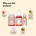 DANS UN JARDIN - Kids Bodycare Set Made in Canada - Bubble Bath Eau de toilette & Foaming Hand Soap - Coccinelle Collection - Strawberry Fragrance - Gentle On The Skin - Skin-Friendly Gift - 4Pack - Buy Online on GoSupps.com