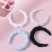 Zimblin Spa Headband for Women - Black Makeup and Skincare Sponge Bubble Puffy Headband for Face Washing, Makeup Removal, Shower - Best Quality - Buy Online on GoSupps.com