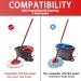 4 Pack Spin Mop Replacement Head - EasyWring Refills for Triangle Spin Mop | Microfiber Cleaning Mop for Floors - Includes Rotating Base | 4 Pack White - Buy Online on GoSupps.com