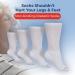 Women's Ultra-Soft Diabetic Socks 2 Pair (White, Size 6-10) - Moisture-Wicking, Breathable Support for Neuropathy, Edema & Circulation - Buy Online on GoSupps.com