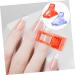 HAKIDZEL 12pcs Nail Clip Nails Gel Nail Tip Fixing Clamp Finger Nail Tip Clamp Finger Extension Clip Fake Nails Kit Nail Art Clip Finger Clip Acrylic Nail Tips Fixture Red Crystal Plastic 4X3X2CM Red - Buy Online on GoSupps.com