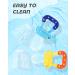 Baby Fruit Feeder Teething Pacifier (4 Pack) - BPA-Free Silicone Pouches for Safe Infant Feeding and Teething Relief - Buy Online on GoSupps.com
